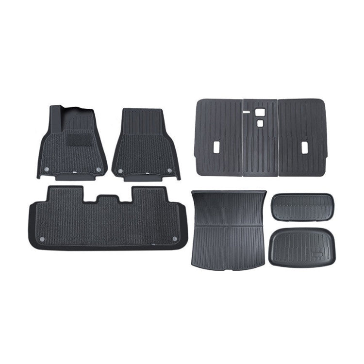Suitable for 25 new model Y Tesla seat back cushions, trunk mats, and Hong Kong version right-hand drive floor mats